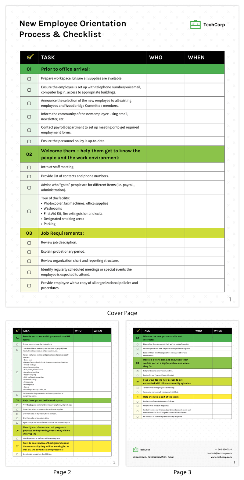 Trainingsplan Vorlage